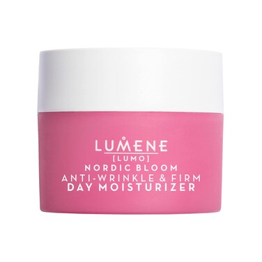 Lumene Nordic Bloom [Lumo] Anti-Wrinkle &amp; Firm Day Moisturizer - Anti Aging Cream for Visibly Firm, Radiant &amp; Smooth Skin - Formulated with Pre-Retinol Complex + Lingonberry Extract (1.7 oz)