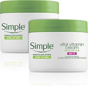Simple Kind to Skin Vital Vitamin Day Cream (50ml) - Pack of 2