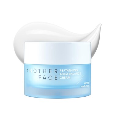ANOTHERFACE PEPTATHENOL&trade; Aqua Balance Cream 1.69 Fl Oz, Peptide Moisturizer for Firm Skin, Ceramide Repairing Skin Barrier for Anit-Aging, Hyaluronic Hydrating for Dry Skin, Vegan, Korean Skin Care