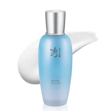 Sooryehan Hyobidam Water-Spring Emulsion (130ml/4.4fl oz) - Lightweight Moisturizer for Elasticity, Hydrating Lotion. Premium Korean Skin Care. Fermented Ginseng, Hyaluronic Acid, Amino Acid.