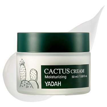 YADAH Cactus Cream 1.69 Fl.Oz. &ndash; Facial Hydrating Moisturizer Forming Moisture Barrier for Sensitive Dry Skin