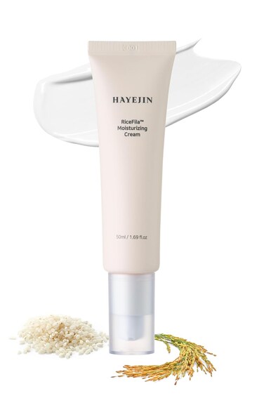 HAYEJIN RiceFila Rice Moisturizer Face Cream   Day and Night Moisturizer for Face Hydrating Face Cream Natural Rice Vegan Face Moisturizer for Dry Skin   K Beauty Face Lotion Rice Cream (1.69 Fl. Oz)