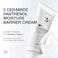 ANUA 3 Ceramide Panthenol Moisture Barrier Cream, Hydrating Face Moisturizer for Normal Skin, Panthenol, Ceramide, Centella for Skin Barrier Non Comedogenic, Korean Skincare (100ml/ 3.38 fl. oz.)