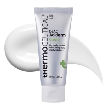 tHermoCEUTICAL DeAC Aciderm Cream - Acne Care, Excessive Sebum Secretion, Dead Skin Cells Reduction, Polylysin Moisturizer, Niacinamide 5%, Smooth &amp; Refreshing Texture, 1.69 fl.oz