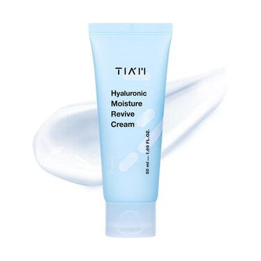 TIA'M TIAM Hyaluronic Moisture Revive Cream, Facial Moisturizer for Dry, Dehydrated Skin, 1.7 FL.OZ.