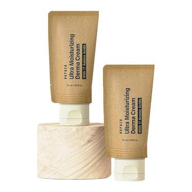 Ultra Moisturizing Derma Facial Cream &ndash; Deep Hydrating Face Moisturizer &ndash; EWG Verified Vegan Cruelty Free Korean Skin Care Product with Hyaluronic Acid, Non-Sticky Unscented Lotion, 2EA