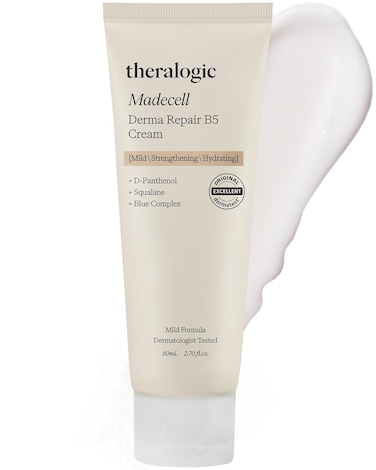 Madecell Derma Repair B5 Cream - Skin Barrier Repair, Moisturizing &amp; Soothing Face Moisturizer for Sensitive Skin with Dexpantenol &amp; Madecassoside - Hypoallergenic, Vegan, 2.7oz.