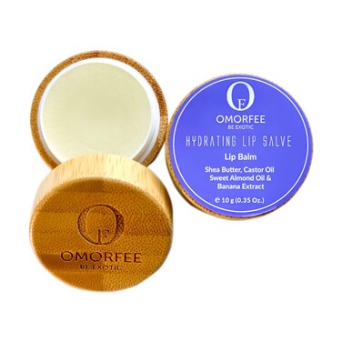 Omorfee 100% Organic Hydrating Lip Balm for Dry Cracked Chapped Lips Repair &amp; Treatment- 10 g/0.35 Oz