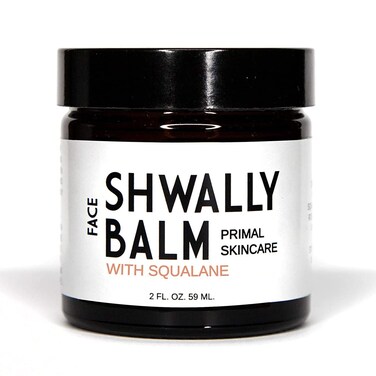 Tallow &amp; Squalane Non-Comedogenic Face Balm - Tallow Moisturizer - 100% Grass-Fed Tallow, Squalane &amp; Calendula Flowers - Creates Soft, Smooth Skin - 2 Oz (Mild Geranium Rose + Lavender)