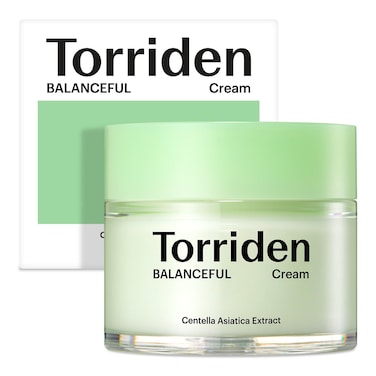 Torriden BALANCEFUL Cream 80ml (2.70 fl.oz.)   Soothing and Nourishing Moisturizer for Oily and Sensitive SKin   5D CICA, Hydrolyzed Hyaluronic Acid, Panthenol