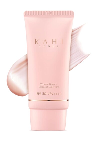 KAHI Wrinkle Bounce Essential Korean Sun Screen Face Moisturizer with SPF 50 + PA++++ Sun Block Daily Moisturizer with SPF   Tone Up Cream Face Sunblock Hydrating Moisturizer Face Cream 1.69 fl oz