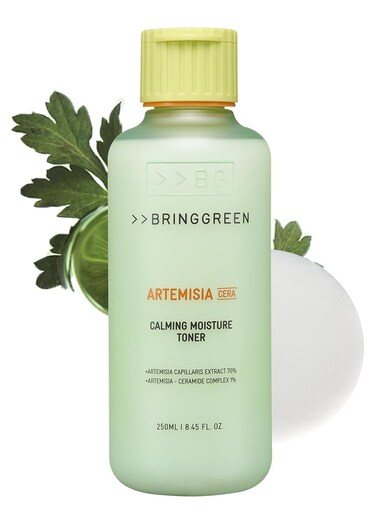 Bring Green Artemisia Cera Calming Moisture Toner   Daily Skincare Routine for Redness Relief, Super Calming Facial Toner to Relieve Sensitive, Irritated Skin 8.45 Fl. Oz., 250ml