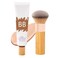 BB Blur Tinted Moisturizer SPF 30, BB Cream Tinted Moisturizer With SPF, BB Tinted Care Primer With Brush, Full Coverage Light-Medium Skin Color Hydrating &amp; Smoothing (Natural*1 with Brush)