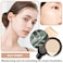 AWCCXMYM CC Cream Cushion Foundation Full Coverage Foundation Matte Moisturizing Concealer BB Cream Foundation Makeup with Mushroom Head for Glowing Flawless Skin Radiance 01#Ivory (Porcelain)