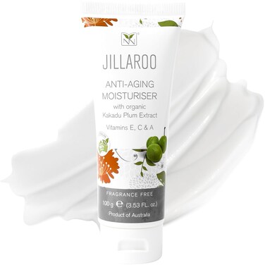 Jillaroo Natural Face Moisturizer for Men &amp; Women with Kakadu Plum, Vitamin A, C, E, Minerals, &amp; Antioxidants - 100g Face Moisturizer for Dry Skin by Y-Not Natural