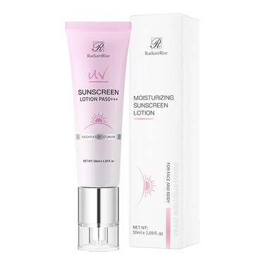 Sunscreen For Face For Women SPF 50+++ 1.69 fl oz Moisturizer, Lightweight under Makeup, Travel Essentials, Summer Essentials