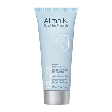Alma K Peeling Mineral Mask - Exfoliating Face Mask with Avocado Butter and Oil - Face Peel with Dead Sea Minerals - Moisturizing Face Mask - 3.4 oz