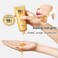 Gold Foil Peel-Off Mask - Gold Peel Off Mask, 98.4% Beilingmei Golden Peel Off Mask, 24k Gold Face Mask Anti-Wrinkle Exfoliating Peel Off Face Mask Gold Foil Tear-Off Mask (3Pcs)