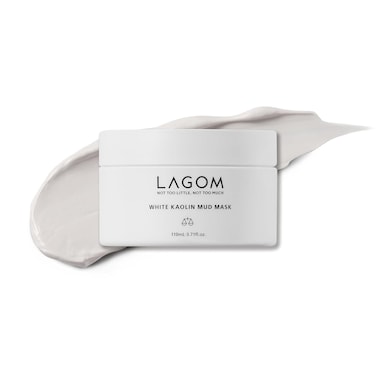 LAGOM White Kaolin Mud Mask for Blackhead Care, Purifying Pore, Dermatologically Tested, for Makeup Boosting 3.3 Fl Oz
