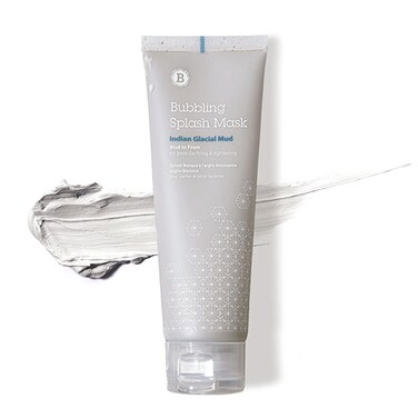 BLITHE Bubbling Splash Mask Pore Care for Face - Indian Healing Clay Mask Mud for Pore Tightening &amp; Blackhead Remover, Korean Face Mask Skin Care for Oily Skin &amp; Pimple 4 Fl Oz