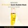MENOKIN 30 Seconds Bubble Serum Mask [No wait, Simply rubbing the bubble into your skin, finish the facial mask][BRIGHT] Glutathione &amp; Vitamin mask, Radiance-boosting 3.21 fl.oz