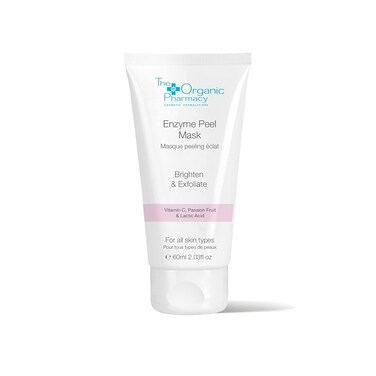 The Organic Pharmacy Enzyme Peel Mask with Vitamin C &amp; Papaya, Nourishes Skin While Exfoliating to Reduce Acne and Fine Lines 2.03 fl. oz. / 60 ml