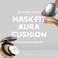 TIRTIR Mask Fit Aura Silver Cushion Foundation   Semi-glow Finish, Natural Coverage, Moisturizing, Lightweight, Korean cushion foundation (#21N Ivory, Full Size, 0.63 Fl Oz)