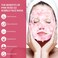 IREV Pack of 10 Pink Rose O2 Bubble Face Masks Skincare - Spa Gifts for Women - Bubble Face Sheet Mask Cleaner Foaming Purifying Facial Mask for Acne and Pores Moisturizing Beauty Sheet Masks