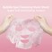 IREV Pack of 10 Pink Rose O2 Bubble Face Masks Skincare - Spa Gifts for Women - Bubble Face Sheet Mask Cleaner Foaming Purifying Facial Mask for Acne and Pores Moisturizing Beauty Sheet Masks