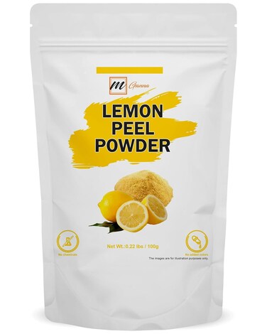 100% Natural Lemon Peel Powder For Skin Care and Facial Mask 100 GMS / 0.22 LBS