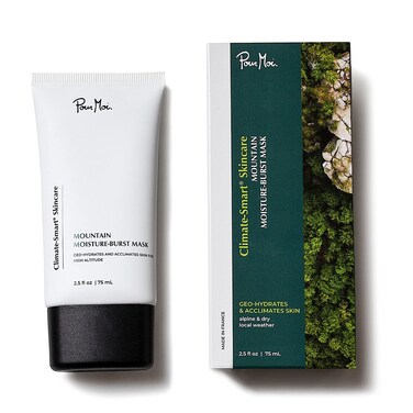 Pour Moi Mountain Moisture-Burst Mask &ndash; Advanced Hydrating Facial Treatment for High-Altitude, Dry Conditions   Eases Skin Adaptation &amp; Promotes Resilient, Youthful Skin