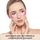 Pink Collagen Eye Mask, 30 Pairs Crystal Gold Under Eye Patches For Puffy Eyes and Dark Circles &ndash; Look Less Tired and Reduce Wrinkles and Fine Lines (Pink)