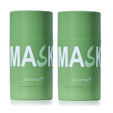 2PCS Deep Cleanse Mask Stick for Face,Blackhead Remover with Green Tea Extract,Poreless Deep Cleanse Mask Stick for Purifying,Moisturizing,Oil Control Reduce for Women and Men