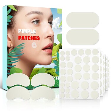 New Pimple Patches for Face, 3 Different Sizes Hydrocolloid Acne Patches, Pimple Patch Pimple Stickers for Covering Zits and Blemishes, Zit Patches Sticker for Face and Skin (X35 X2 X3)