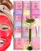 Jelly Mask for Facials - 12 Flavors Hydrating &amp; Brightening Jelly Face Masks   Free Jade Roller &amp; Spatula  Bulgarian Rose, Lavender, Hyaluronic Acid 24K Gold face mask   International Womens Day Gifts