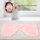 Jade Eye Mask,Jade Stone Cooling Mask,Jade Stones Anti-Aging Cooling Sleeping Eye Mask,Cold Eye Massager Eye Covers for Relief Eye Fatigue(Rose Quartz)
