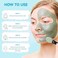 Turmeric Vitamin C Face Mask Set, Dead Sea Mud Mask &amp; Green Tea Clay Mask for Deep Cleansing, Oil Control, Pore Minimizing, Acne Reduction   2.5 OZ Each