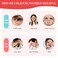 LEOSTEP 4 PCS Cooling Eye Mask Set - Ice Face Mask with Rose Essential Oil, Cold Eye Compress and Reusable Gel Pads for Eyes Puffiness, Migraine Headache, Dark Circles, Dry Eyes