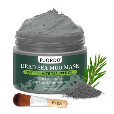 Dead Sea Mud Mask for Face and Body, Deep Cleansing Facial Clay Mask for Acne, Blackheads, Whitehead, Oily Skin, Minimize Pores, Moisturizing, Natural Skin Care for Women and Men, 5.29oz/150g