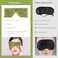 Jade Eye Mask,Large Facial Cooling Mask with 100% Real Jade for Hot &amp; Cold Therapy,Green Jade Facial Eyes Sleeping Mask Relief Eye Cover