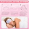 XPCARE 32 Pack Steam Eye Masks for Dry Eyes, SPA Warm Sleep Eye Mask, Disposable Heated Eye Mask for Dark Circles, Puffy Eyes, Relief Stress Eye Fatigue(Rose)