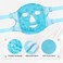 Ice Face Mask and Silicone Face Mask Cover Set, Cooling Face Mask for Pain Relief, Migraine &amp; Wisdom Tooth Surgery Reusable, Hot and Cold Ice Mask for Women Puffiness Swelling Beauty Spa