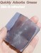 Bamboo Charcoal Oil Blotting Paper - 300 Sheets w/Mirror, Puff &amp; Refills, Absorbs Excess Face Oil, Controls Shine, Gentle for Makeup Use