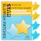 Star Pimple Patches - 300 Patches Hydrocolloid Patches, Star Shape Spot Dots,Yellow &amp; Blue Blemish Patch, Cute Face Stickers