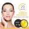 24K Gold Eye Mask, 30 Pairs Under Eye Masks for Dark Circles and Puffiness Treatment, Under Eye Patches for Puffy Eyes and Eye Bags, Gel Eye Mask Eye Pads for Face Skin Care