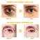 24K Gold Eye Mask, 30 Pairs Under Eye Masks for Dark Circles and Puffiness Treatment, Under Eye Patches for Puffy Eyes and Eye Bags, Gel Eye Mask Eye Pads for Face Skin Care