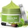 SHVYOG Green Tea Face Mask, Antioxidant Green Tea Clay Mask with Volcanic Mud, Deep Cleansing &amp; Moisturizing &amp; Hydrating Clay Facial Mask for Pores, Blackheads, Wrinkles, Dirts