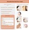 5 Pcs Reusable Hot Cold Face Towel Masks for Skincare, Facial Masks Steamer Facial Kits for Women Girls Estheticians Skin Care, 1 Spa Headband,2 Wristband Set(Apricot)