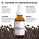 Caffeine Eye Serum With EGCG For Dark Circles and Puffiness, Anti Aging 5% Caffeine Solution For Puffy Eyes, Fine Lines, Moisturizing Caffeine Under Eye Serum, 2PCS.