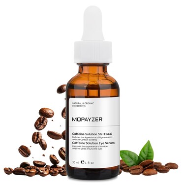 Caffeine Solution 5% + EGCG, Caffeine Eye Serum For Moisturizing, Targets Dark Circles &amp; Puffiness, 1 PCS Natural Under Eye Serum For Facial Wrinkles &amp; Fine Lines.